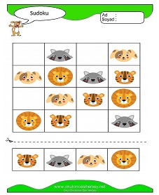 Sudoku Çocuk Bulmacaları